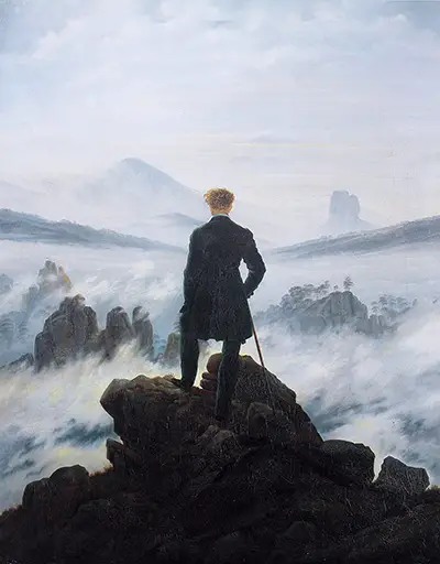 Der Wanderer über dem Nebelmeer Caspar David Friedrich